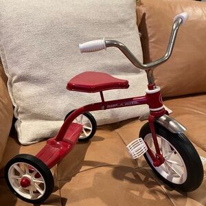 Toy Radio Flyer Tricycle.